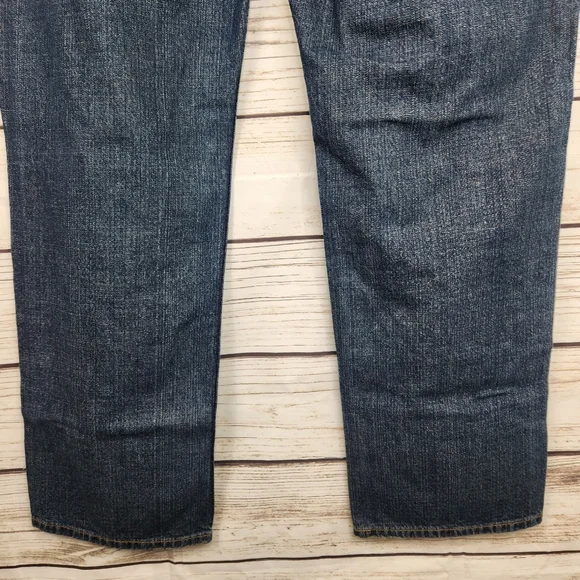 Levi's Relaxed Straight Fit Men's Big & Tall Jeans Size 44x34 Non Stretch - Picture 5 of 8